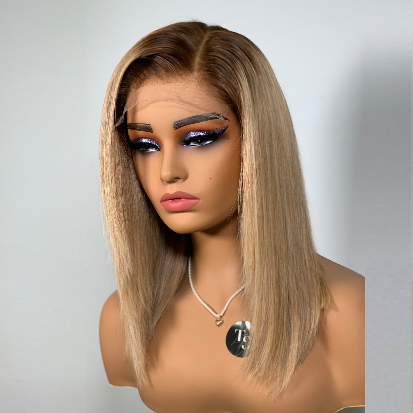 KEA Light Brown Color Human Hair HD Lace Front wigs