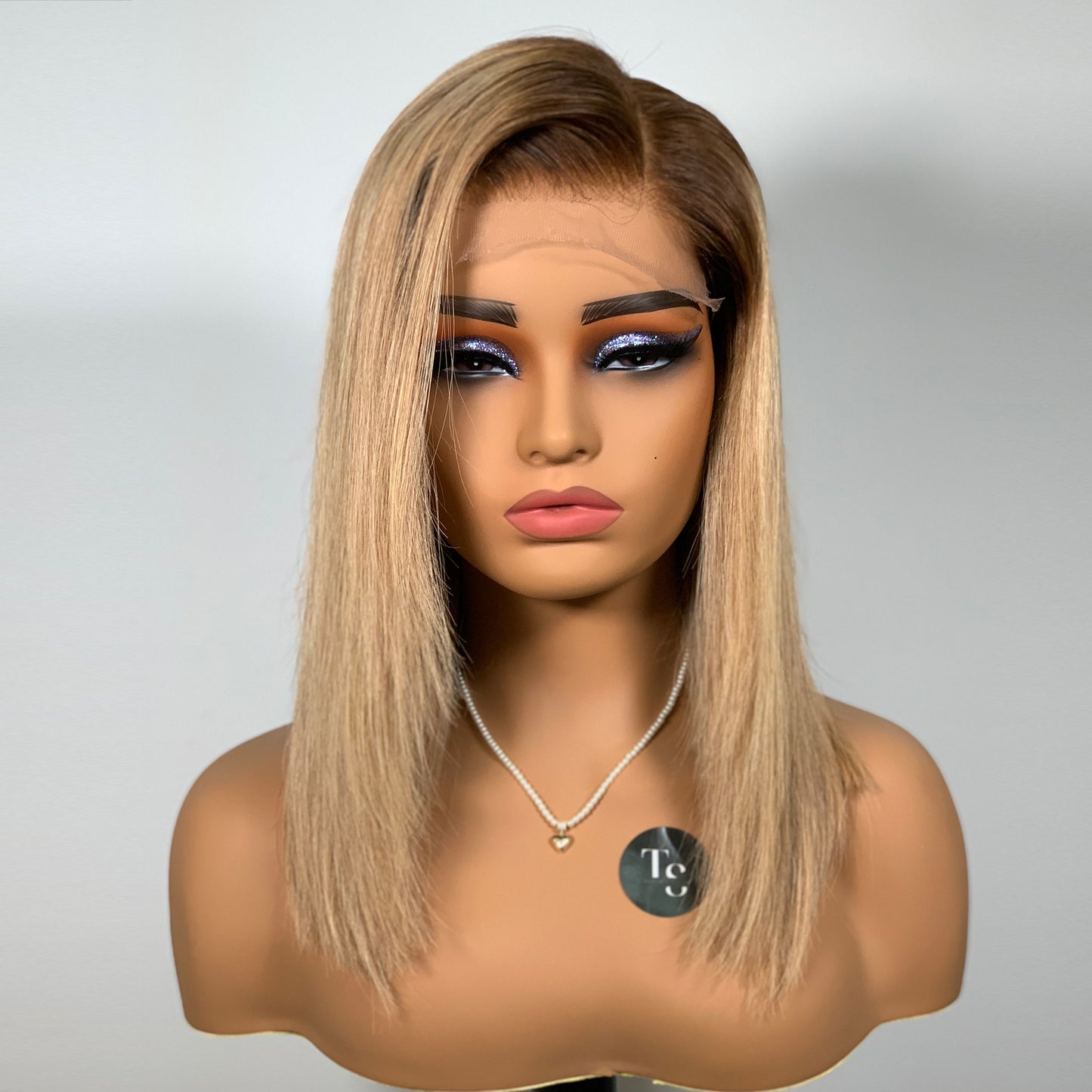 KEA Light Brown Color Human Hair HD Lace Front wigs