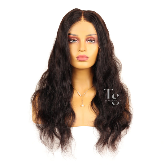 ASHLEY Human Hair Body Wave 13X6in HD Lace Front Wig