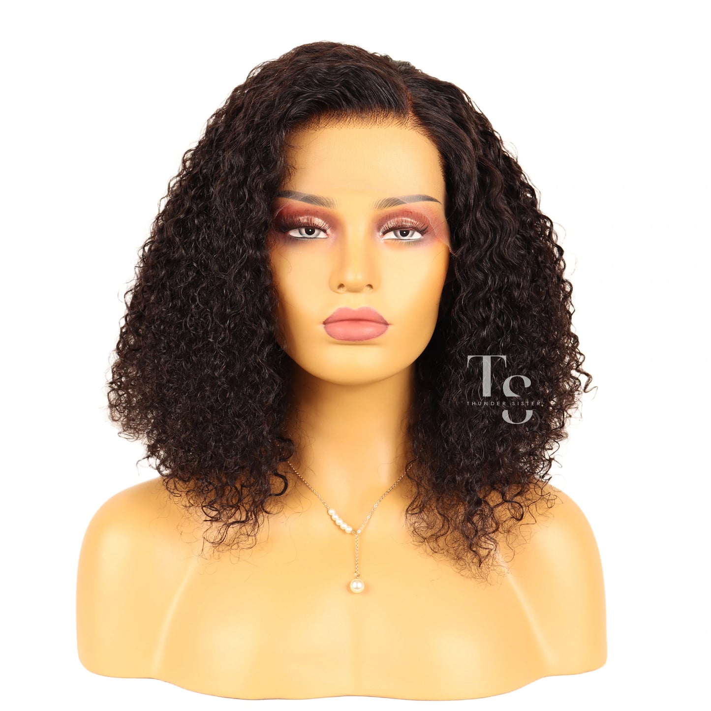 DIANA Black Curly BOB WIG 13X4in HD Lace Front Wig