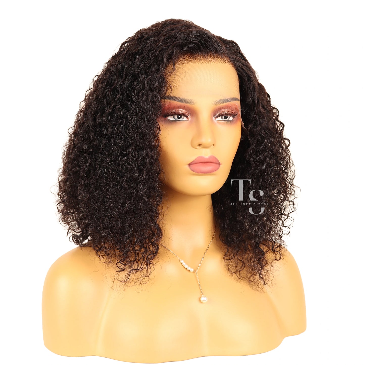 DIANA Black Curly BOB WIG 13X4in HD Lace Front Wig