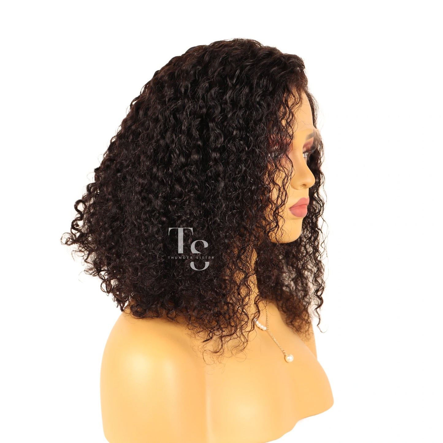 DIANA Black Curly BOB WIG 13X4in HD Lace Front Wig