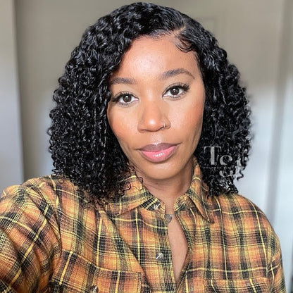 DIANA Black Curly BOB 13X6in HD Lace Front Wig