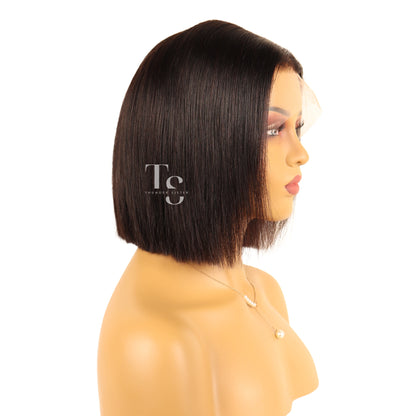 HALLE Chic Bob Human Hair 13X4in Lace Front Wig