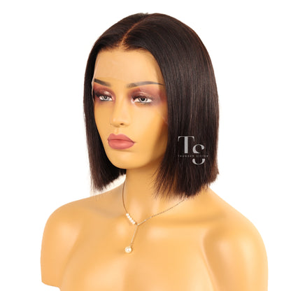 HALLE Chic Bob Human Hair 13X4in Lace Front Wig