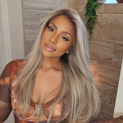 SOPHIE Hand-Dyed Balayage Highlights Loose Wave Lace Front Wig