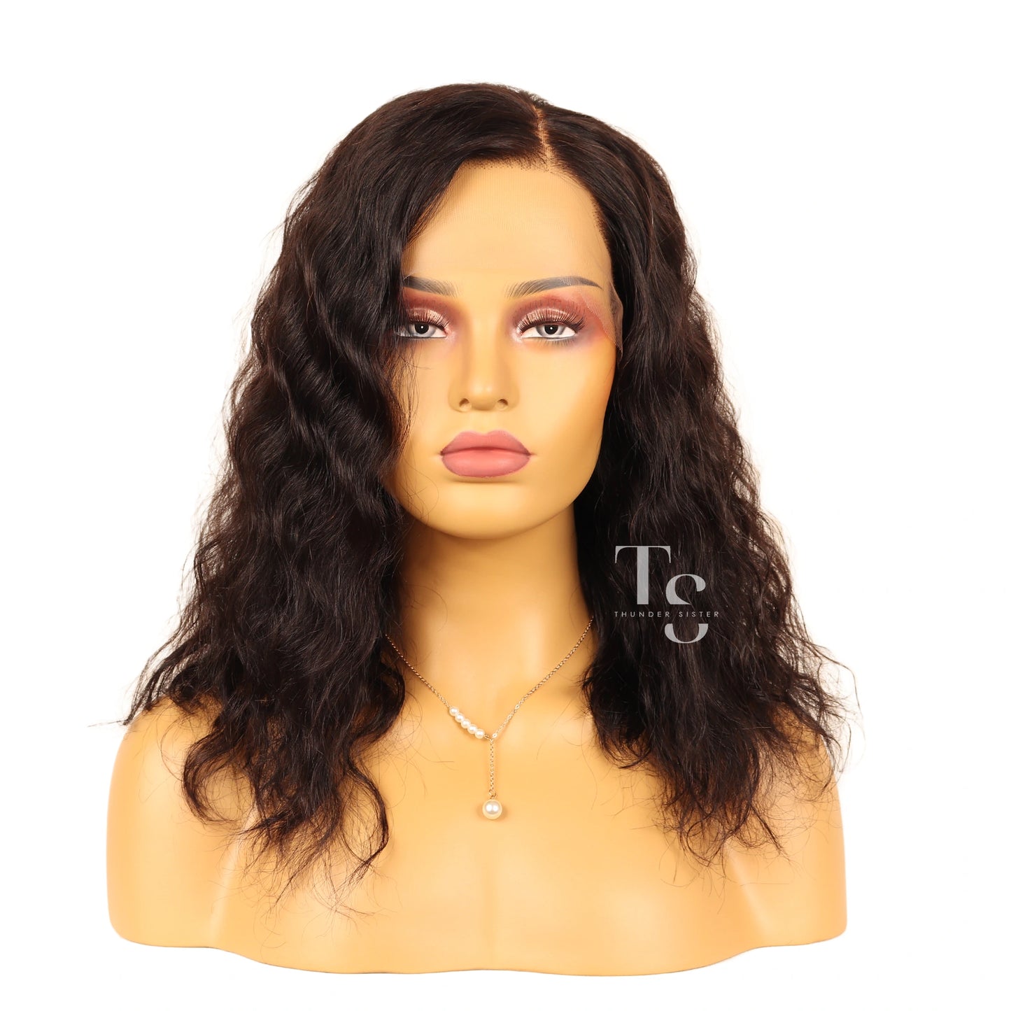 Michelle Medium Length Wavy Hair 13X4in HD Lace Front Wig