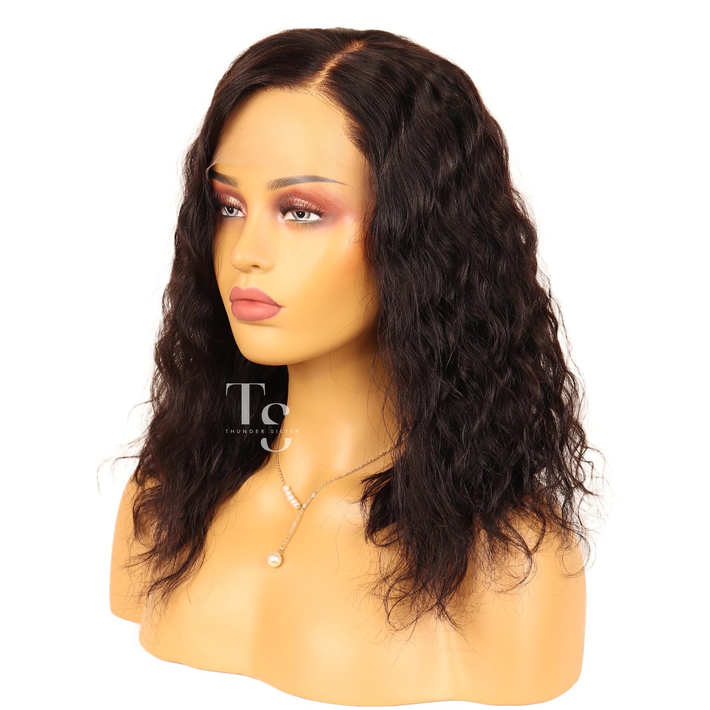 Michelle Medium Length Wavy Hair 13X4in HD Lace Front Wig