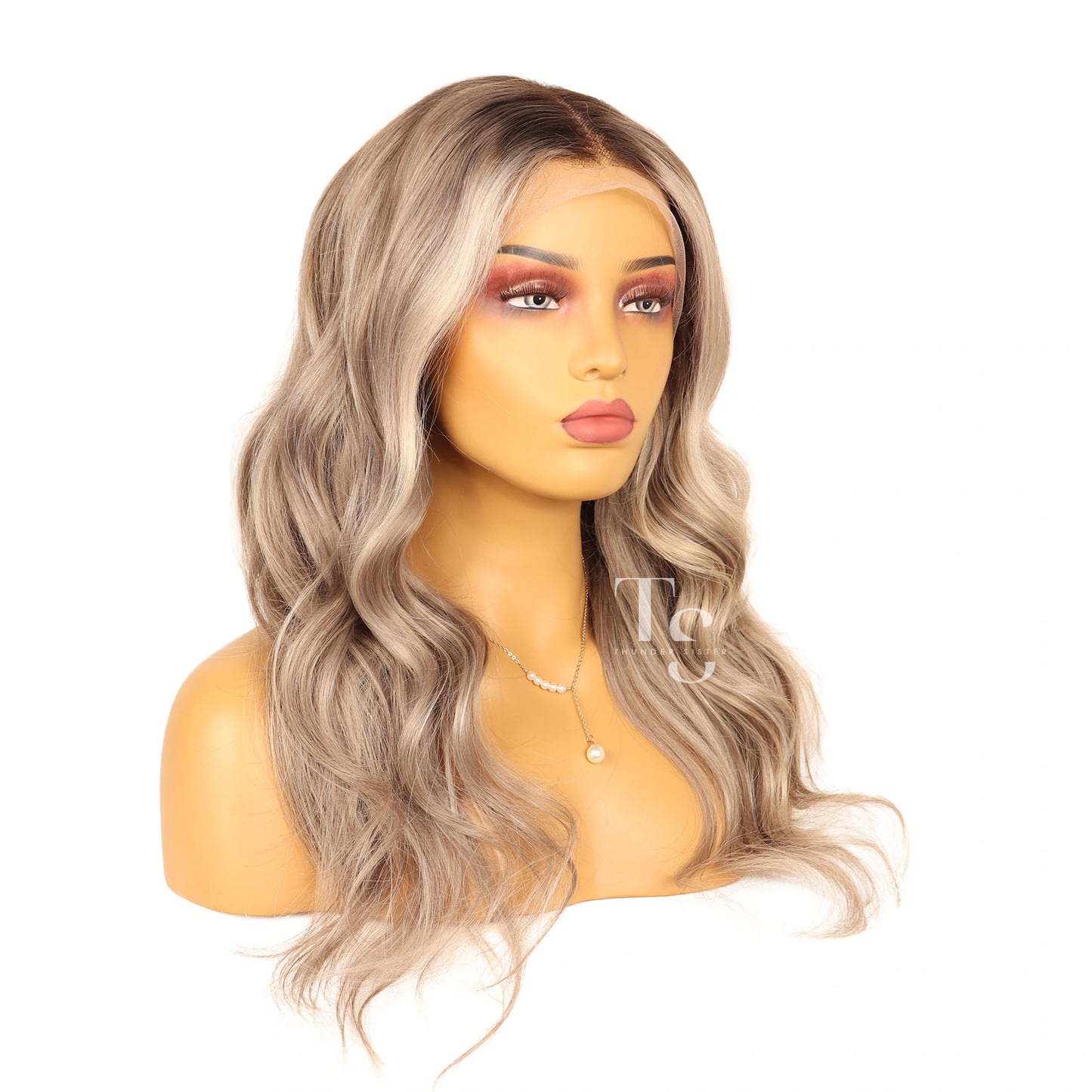 SOPHIE Hand-Dyed Balayage Highlights Loose Wave Lace Front Wig