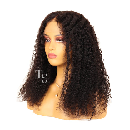 ZENDAYA Tight Curly 13X4in HD Lace Front Wig Human Hair