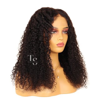 KENYA Tight Curly Virgin Human Hair 6X6in HD Lace Closure Wig