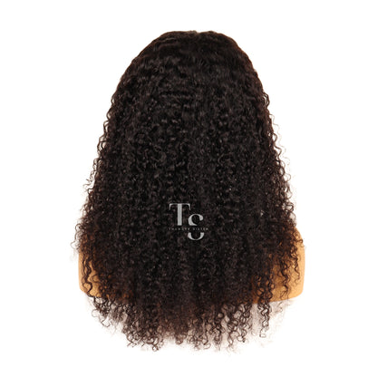 KENYA Tight Curly Virgin Human Hair 6X6in HD Lace Closure Wig