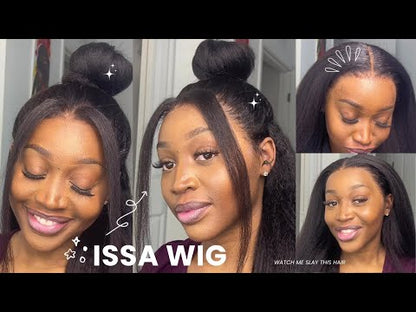 MORGAN Kinky Straight 13X6in HD Lace Front Wig